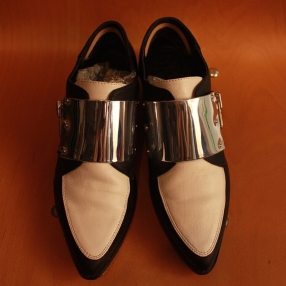 Asos colorblock futuristic oxfords