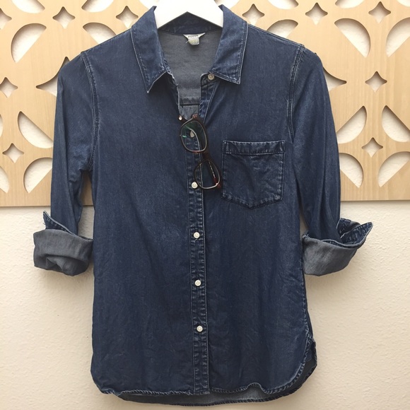 ❌bundled❌Button up chambray || fossil