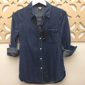 ❌bundled❌Button up chambray || fossil