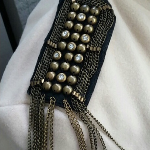 Military style wool coat. NEW WITH TAGS - Picture 3 of 4