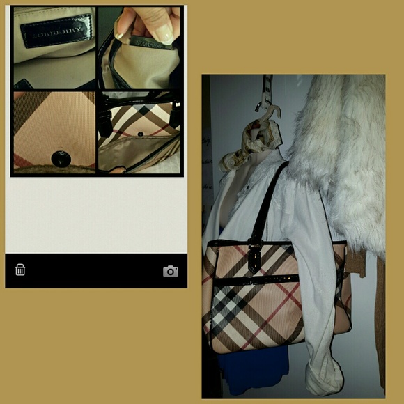 Sale today only*Authentic Burberry Nova Check Tote - Picture 4 of 12