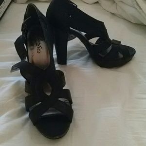 Black high heels