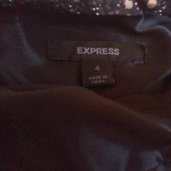 Express black a-line dress - Picture 3 of 4
