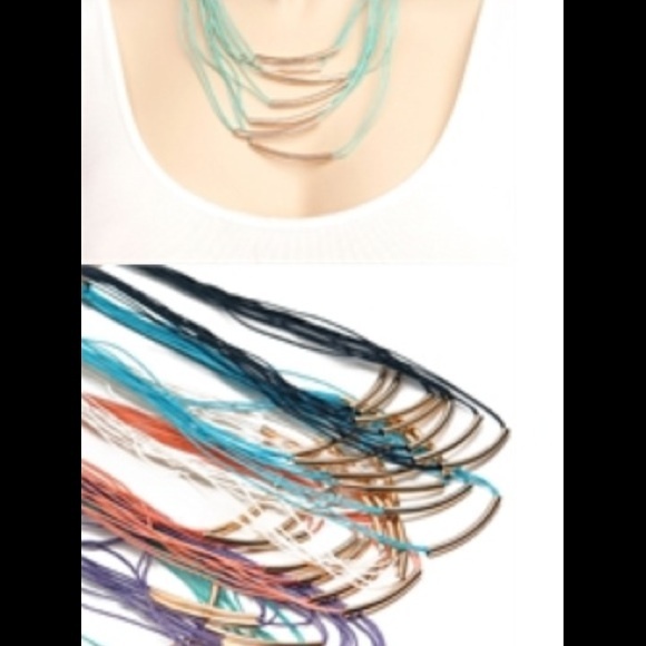 Multiple string necklace/ $8 each - Picture 1 of 2
