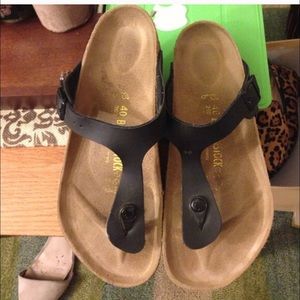 Birkenstoxk Gizeh Samdals - Black size 40