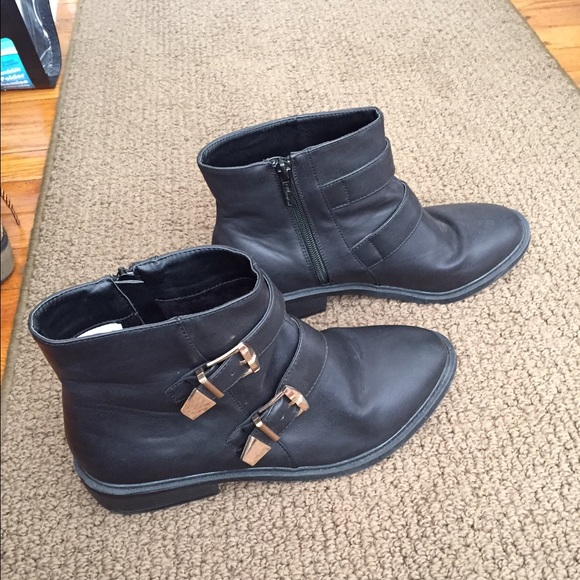 Wanted Shoes - Wanted Black Ankle Boots Size 9
