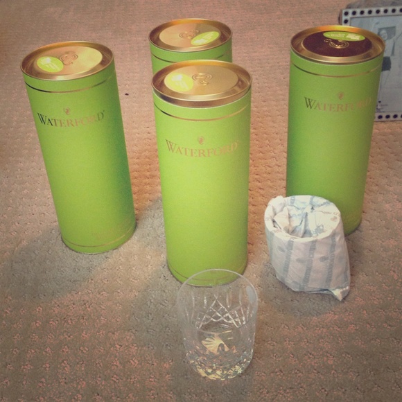 Waterford Lismore 9 oz crystal tumblers set of 8