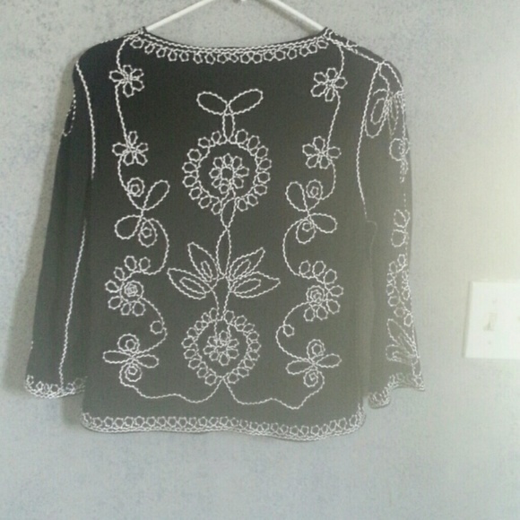 Embroidered Cardigan - Picture 2 of 4