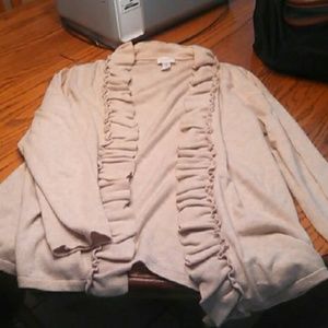 Chico's sweater & crochet cover up bundle!