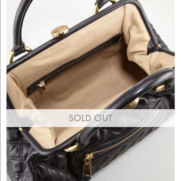 Authentic Marc Jacobs Stam Bag Quilted Chain Flap - Picture 2 of 4