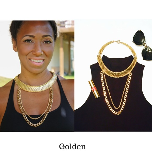 'Golden' Textured Collar