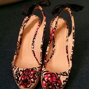 Coach wedges size 7
