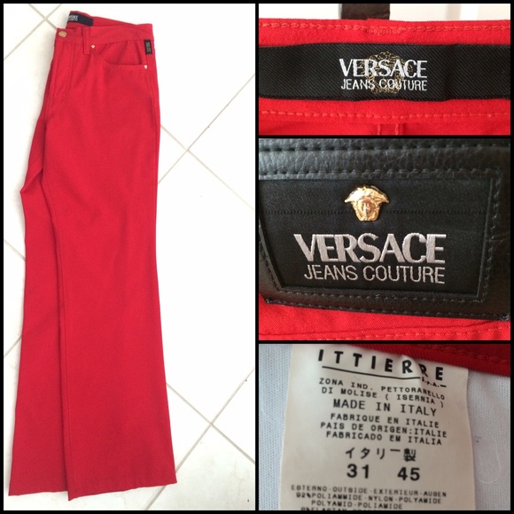Red Jeans by Versace