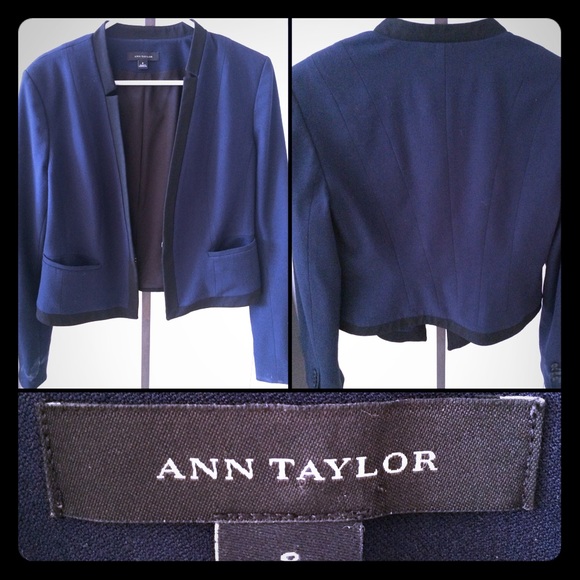 Ann Taylor Blazer Navy Blazer.