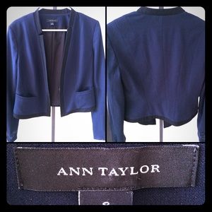 Ann Taylor Blazer Navy Blazer.