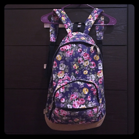Floral backpack