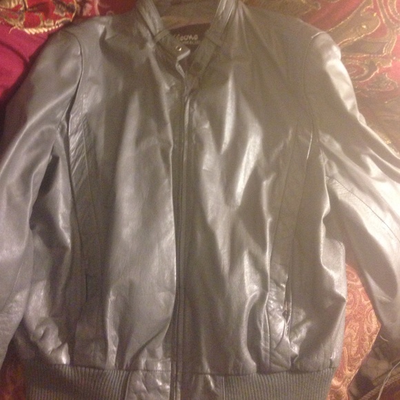 Smoke grey vintage (real leather)