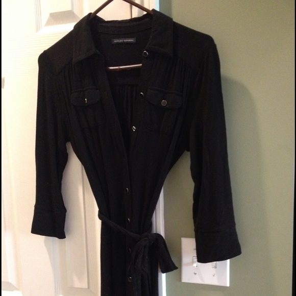 Black Banana Republic shirt dress