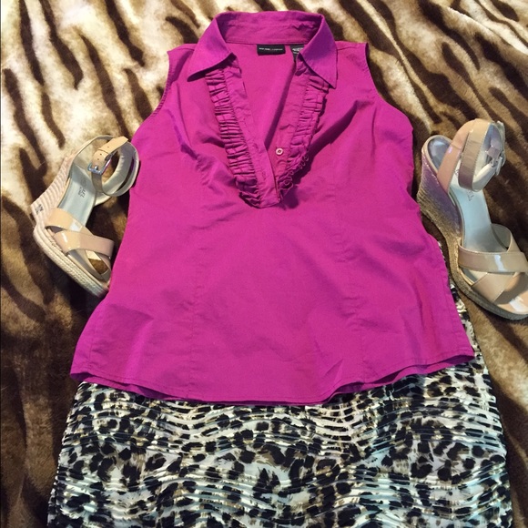 Gorgeous NY&C Blouse in Fuschia