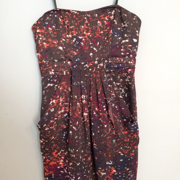 BCBG strapless dress