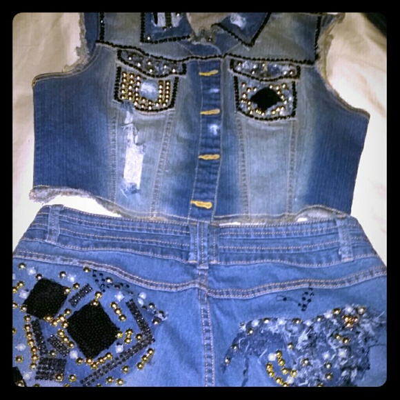 Custom made jacket with jeans