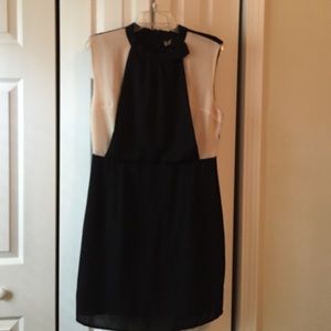 Black and cream formal / dressy dress
