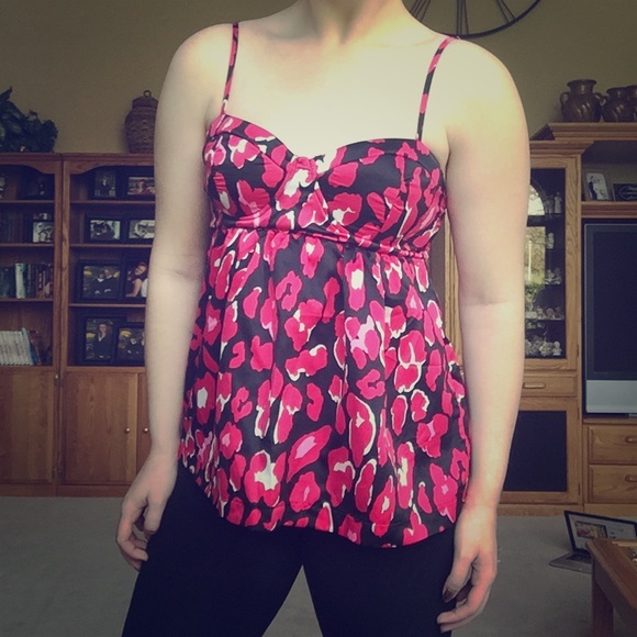 Forever 21 Satin Bustier tank