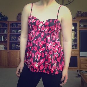 Forever 21 Satin Bustier tank