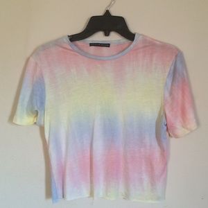 Brandy Melville Tie Dye Crop Top