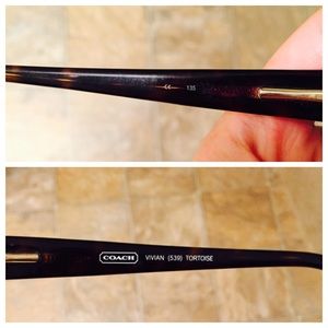 Like new coach Rx-able cute glasses!