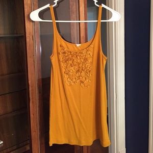 J. Crew Mustard Yellow Dress Tank