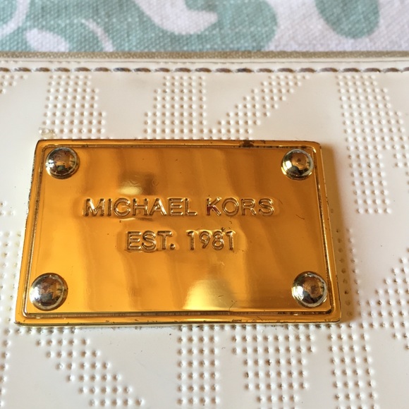 White leather Michael Kors wallet - Picture 2 of 4