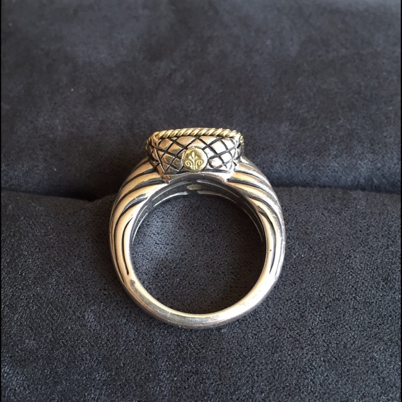 Andrea Candela Sterling Silver and 18K Gold Ring - Picture 3 of 4