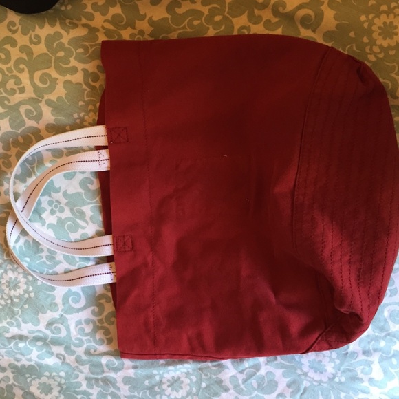 Red Hollister tote bag - Picture 3 of 4