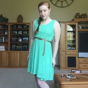 Francesca's collection crotchet detail dress