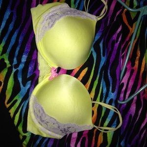 Green Pushup Bra