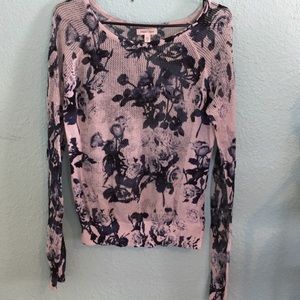 Silence and Noise flower thin sweater