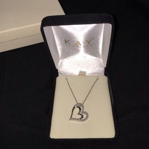 Silver heart pendant