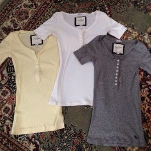 Abercrombie and Fitch Henley bundle