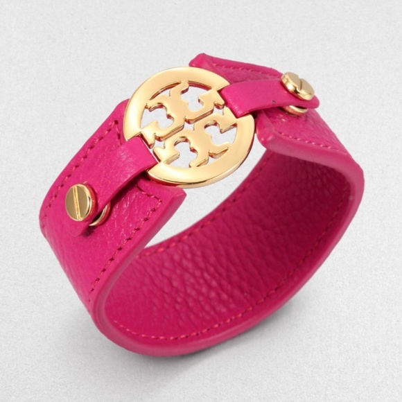 Tory Burch Accessories - Beautiful Tory burch snap leather bracelet