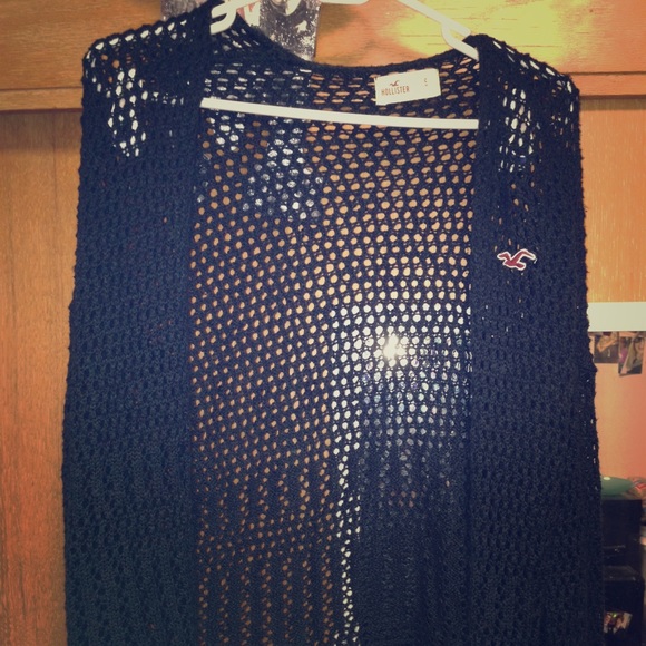 Hollister crochet cardigan
