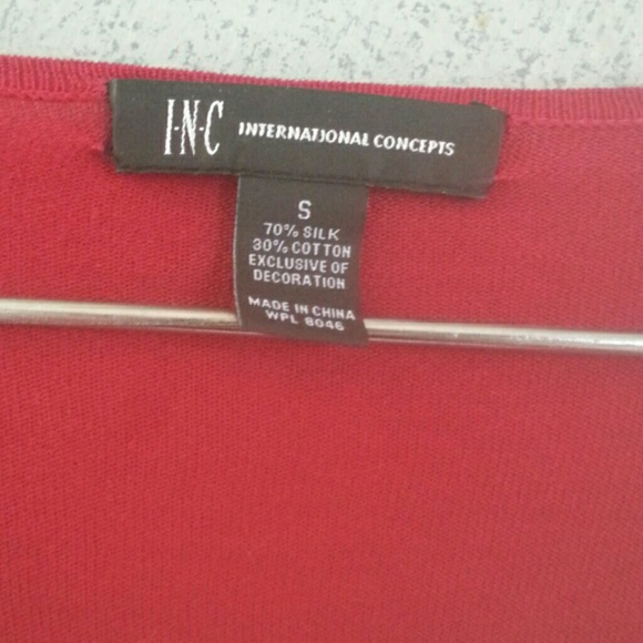 Red INC top - Picture 3 of 3