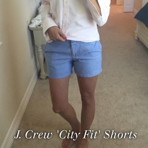 J Crew Chambray Shorts
