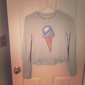 Lauren Conrad collection ice cream cone sweater