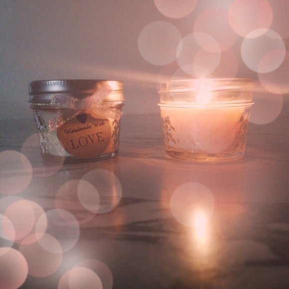 Set of 3 Handmade Natural Soy Candles Customizable