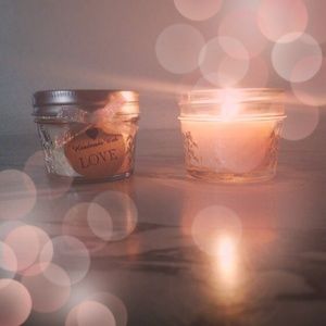 Set of 3 Handmade Natural Soy Candles Customizable