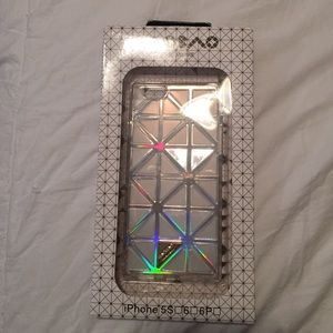 Iphone 6 Clear & Gold detail Case