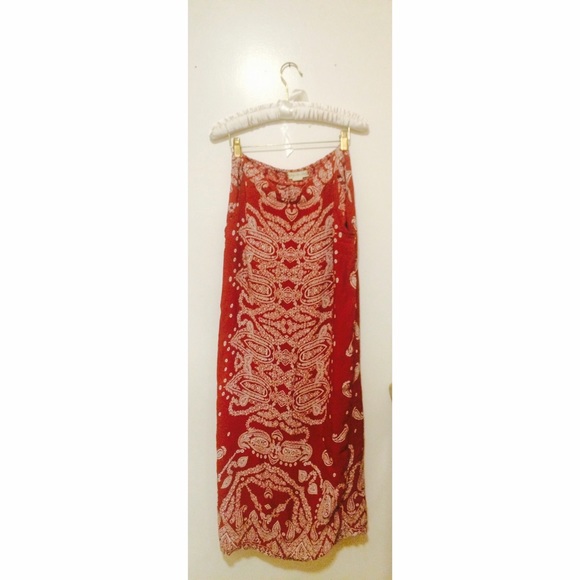 Staring At Stars Straight-Cut Boho-Print Maxi