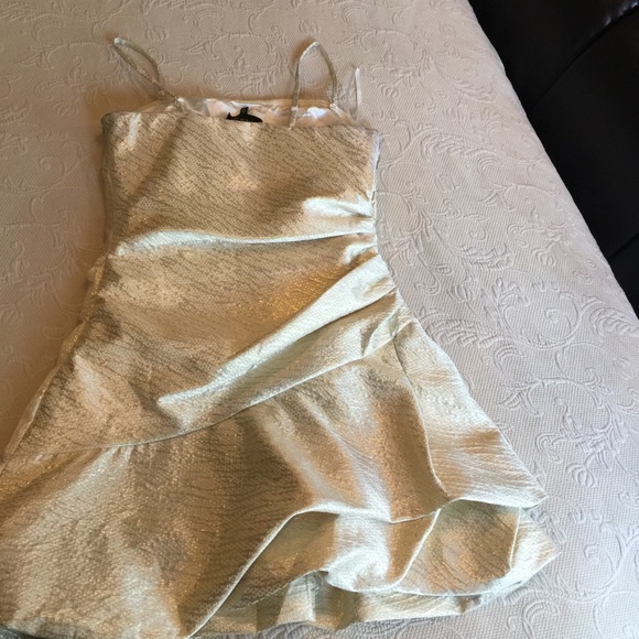 Beautiful beige golden dress
