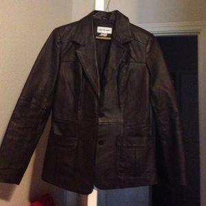 Leather Blazer